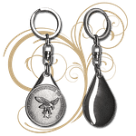 FIA - Keychains - Silvery Drop Design