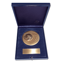 Rectangular Jewellery Box - With a 73mm (2.9″) medal and a plate for customized engraving