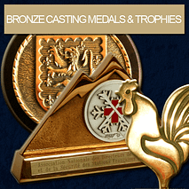 FIA - Bronze Casting Medals & Trophies Creation, Edition and Manufacturing.